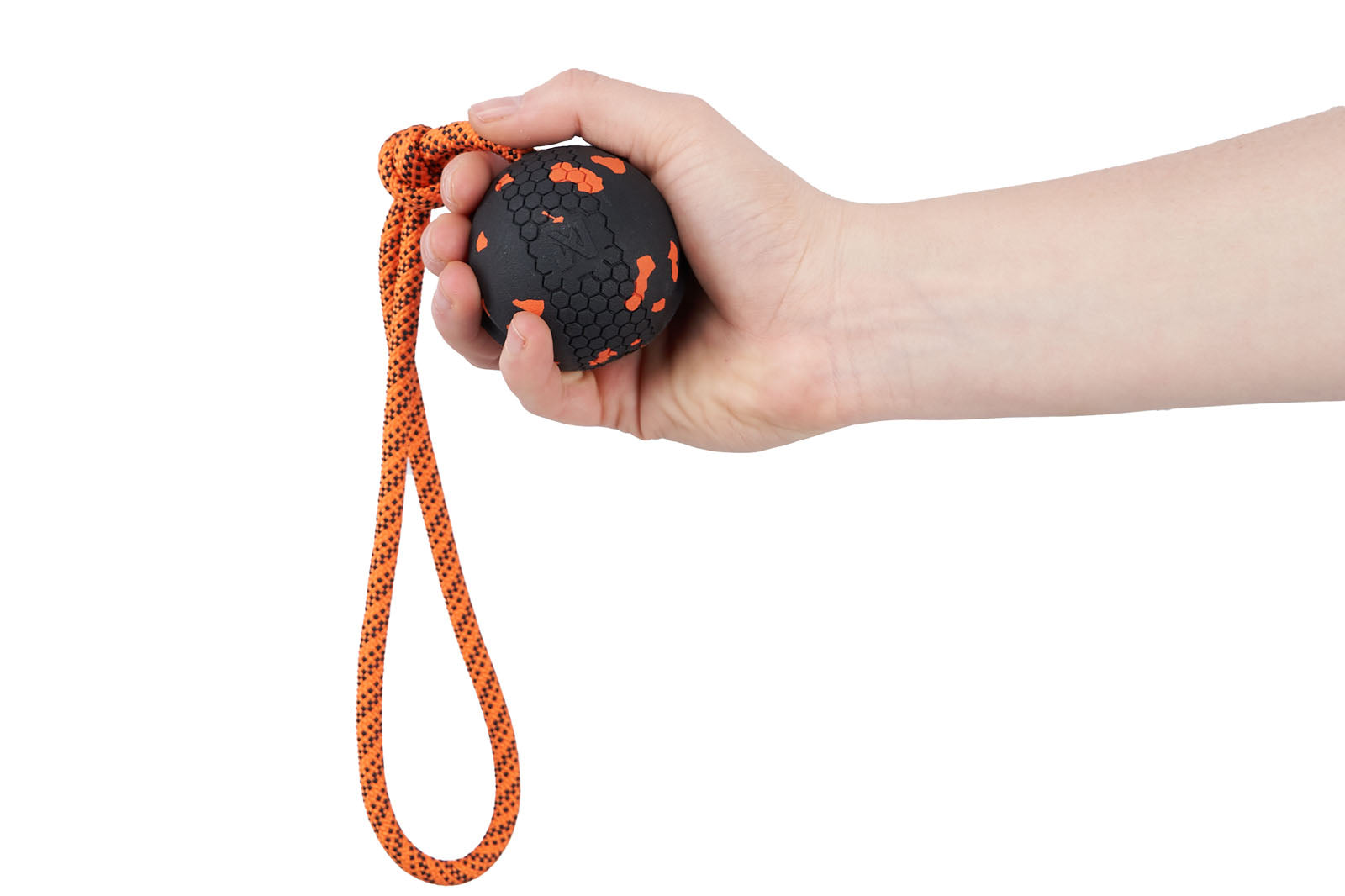 Dog ball on rope
